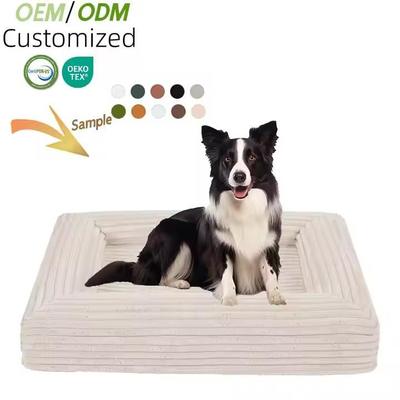 kopen Comfortabel Groot Hondenbed Orthopedisch Hondenbed Traagschuim Met Anti-Slip Materiaal online manufacture