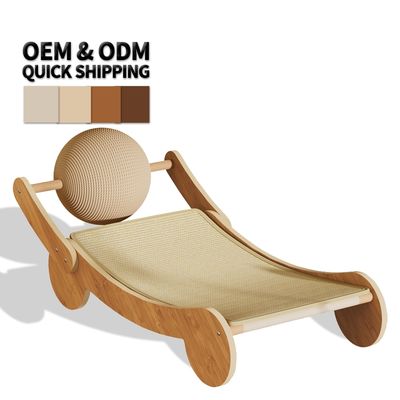 comprare Tiragraffi per gatti sostenibile e salvaspazio, riciclabile con legno e sisal online manufacture