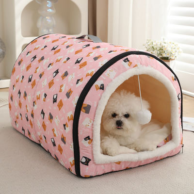 購入 防水犬用洞窟ベッド 室内 オールシーズン対応 暖かペットネスト ヴィラマットレス付き online manufacture
